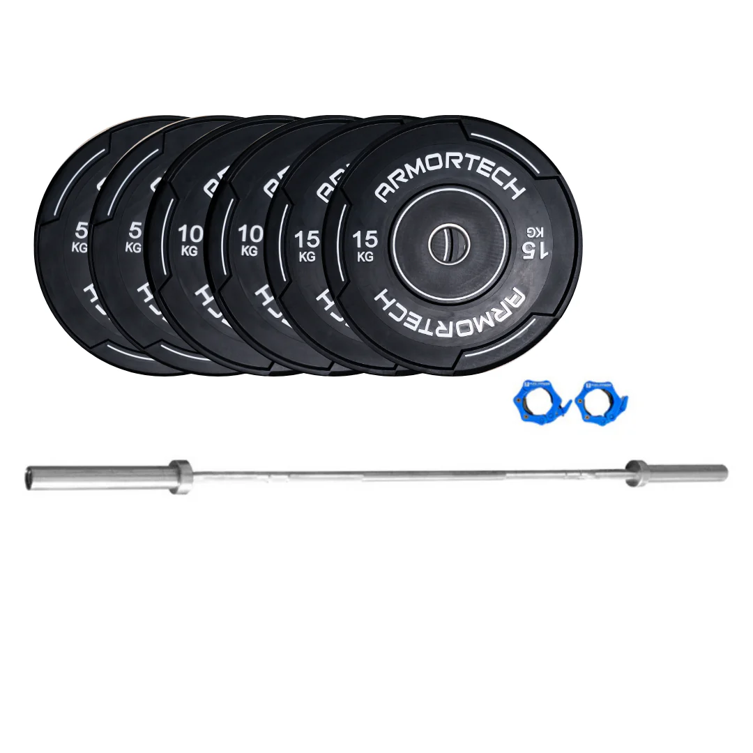 80kg V3 Black Bumper Men's Power Package