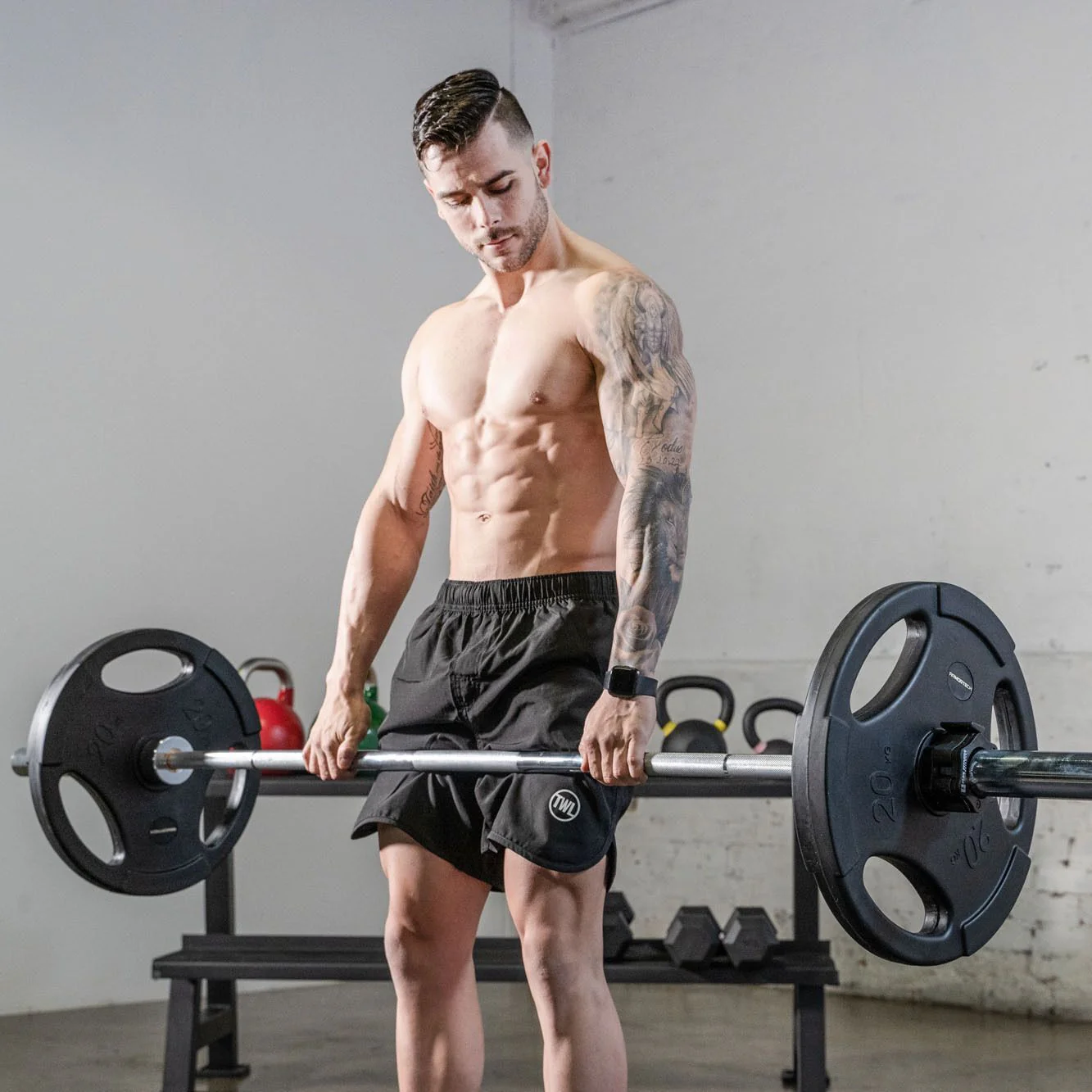 Olympic Tri Grip Rubber Weight Plates - Image 3