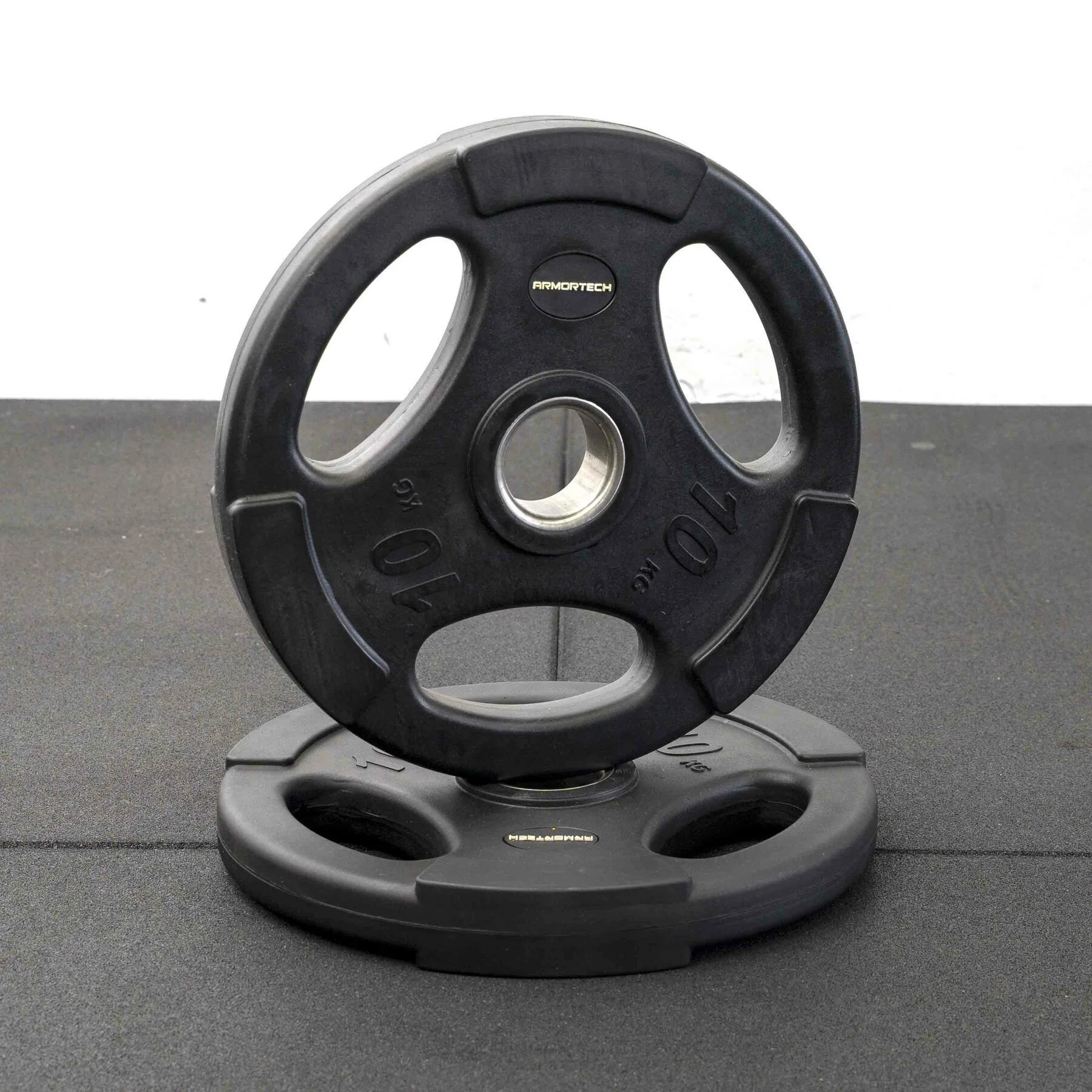 Olympic Tri Grip Rubber Weight Plates - Image 7