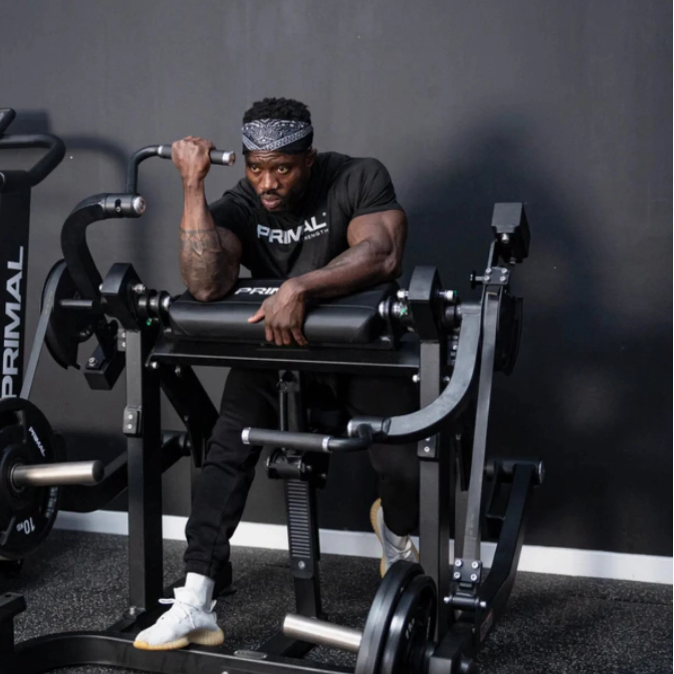 Primal Performance Series Plate Loaded Bicep Curl - Image 8